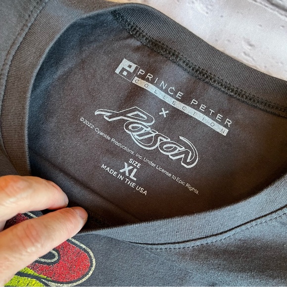 Poison Prince Peter Shirt XL 86/87 Look What the Cat Dragged In XL EXTRA LARGE - Picture 2 of 8